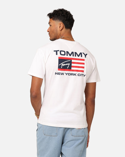 Tommy Jeans Classic Athletic Flag T-Shirt White