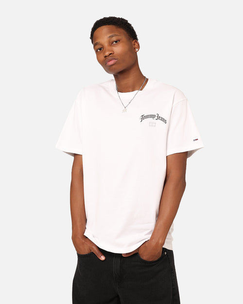 Tommy Jeans Relaxed Grunge Arch Back T-Shirt White