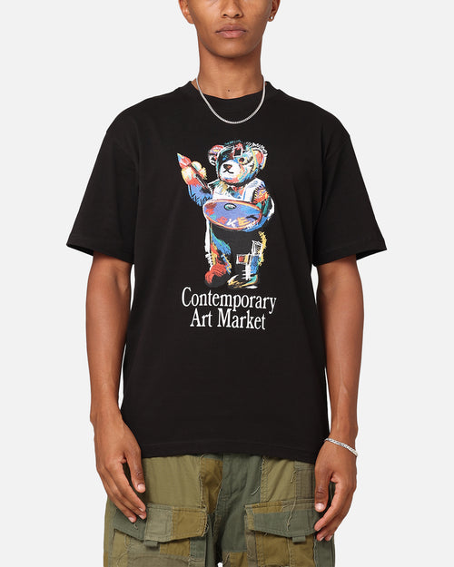 Market Art Market Bear T-Shirt Black