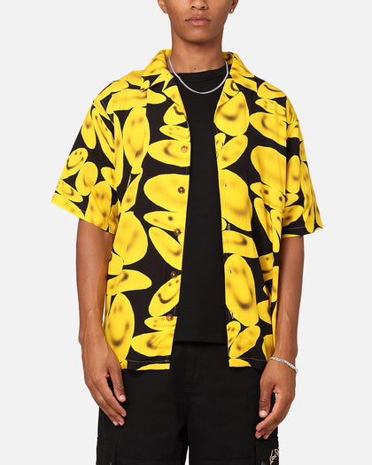 Market X Smiley Afterhours Button Up Shirt Washed Black