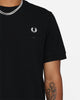 Fred Perry Pocket Detail Piqué T-Shirt Black