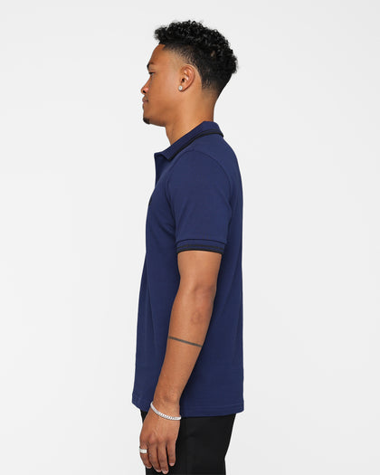 Fred Perry Twin Tipped Polo Shirt French Navy/Black