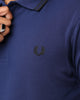 Fred Perry Twin Tipped Polo Shirt French Navy/Black
