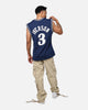 Mitchell & Ness Philadelphia 76ers Allen Iverson 2000-01 College Twist Swing Jersey Navy/White