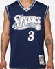 Mitchell & Ness Philadelphia 76ers Allen Iverson 2000-01 College Twist Swing Jersey Navy/White