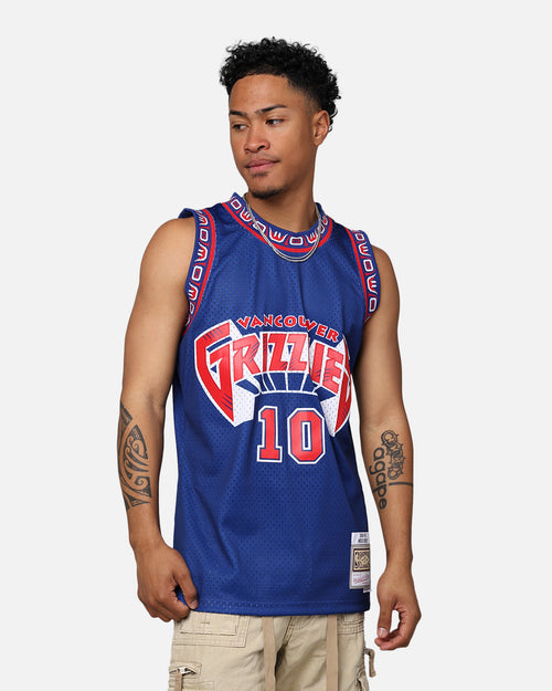 Mitchell & Ness Vancouver Grizzlies Mike Bibby 1998-99 College Twist Swing Jersey Navy/Red