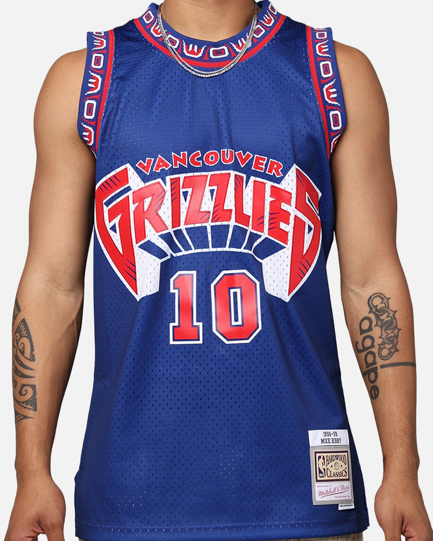 Mitchell & Ness Vancouver Grizzlies Mike Bibby 1998-99 College