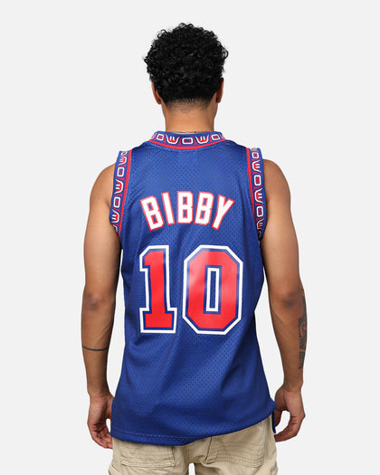 Mitchell & Ness Vancouver Grizzlies Mike Bibby 1998-99 College Twist Swing Jersey Navy/Red