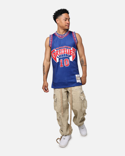 Mitchell & Ness Vancouver Grizzlies Mike Bibby 1998-99 College Twist Swing Jersey Navy/Red