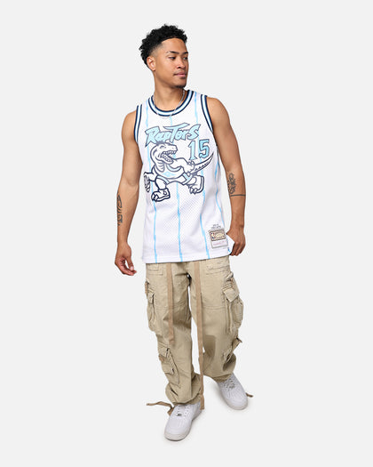 Mitchell & Ness Toronto Raptors Vince Carter 1998-99 College Twist Swing Jersey White/Light Blue