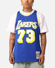 Mitchell & Ness Los Angeles Lakers Dennis Rodman '98-99 College Twist Swing Jersey Blue/Yellow