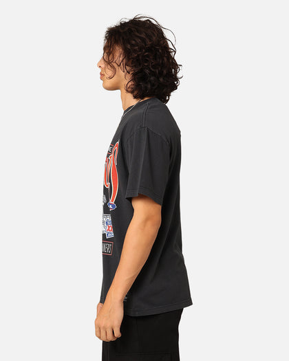 Mitchell & Ness San Francisco 49ers 5 Time Super Bowl T-Shirt Faded Black