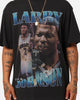 Mitchell & Ness Charlotte Hornets Larry Johnson Player & Stats T-Shirt Black