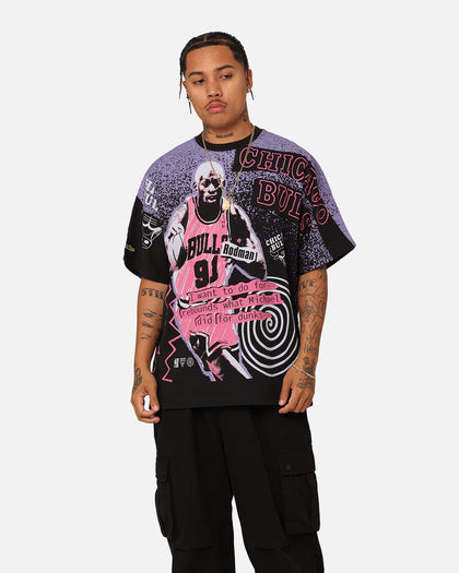 Mitchell & Ness Chicago Bulls Dennis Rodman Rebound T-Shirt Black
