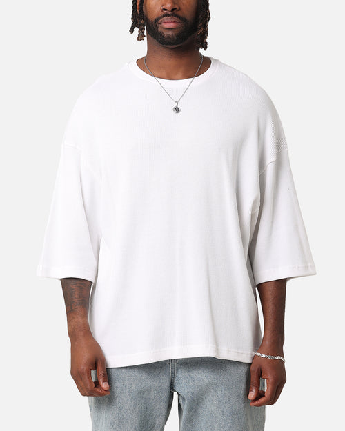 XXIII Waffle Midsleeve T-Shirt White