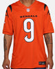 Nike Cincinnati Bengals Joe Burrow #9 Limited Jersey University Orange