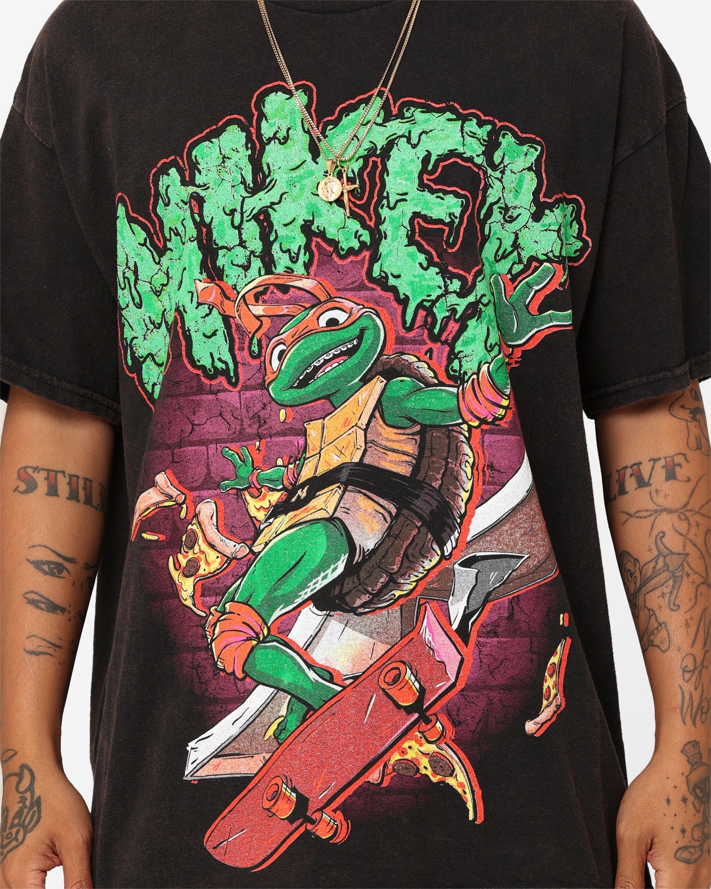 Goat Crew X Teenage Mutant Ninja Turtles Michelangelo Vintage T