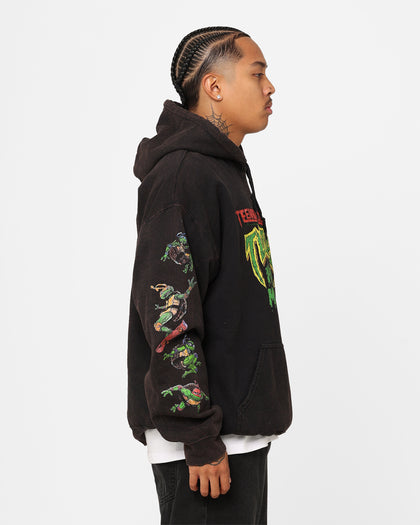 Goat Crew X Teenage Mutant Ninja Turtles Mutant Mayhem Vintage Hoodie Black