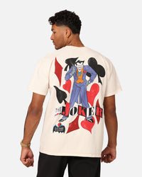 American Thrift X DC Batman The Joker 93 Heavyweight Vintage T-Shirt Off White