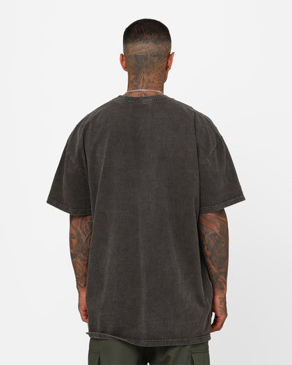 Rats Get Fat Love Myself Vintage T-Shirt Black Wash