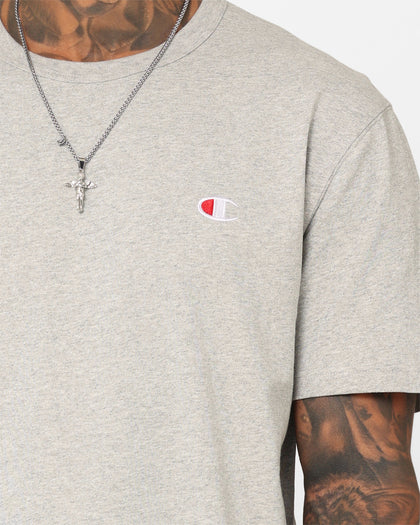 Champion Heritage Small C T-Shirt Oxford Heather
