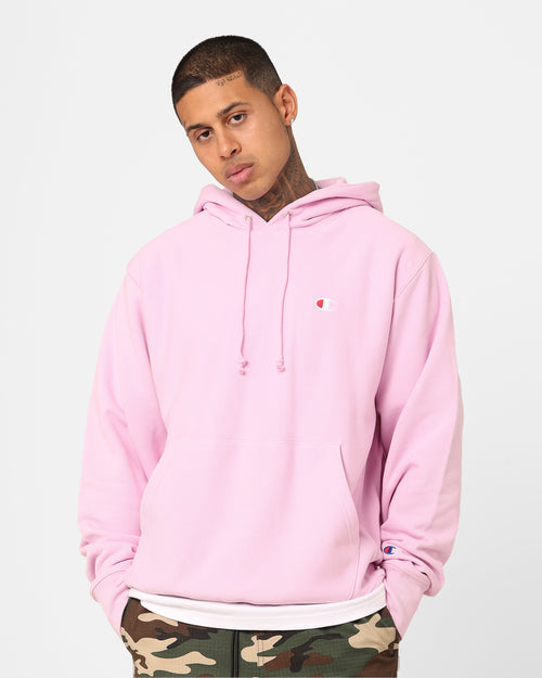 Champion Reverse Weave French Terry Hoodie Cotton Pink Pos