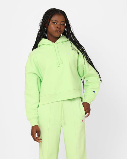 Champion Women's Reverse Weave Level Up Hoodie Coco Palm