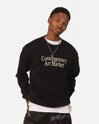 Market Contemporary Art Market Crewneck Black