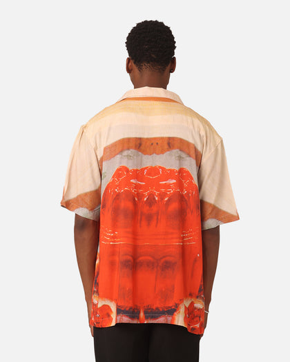 Market Entertaining Short Sleeve Button Up Shirt Multi