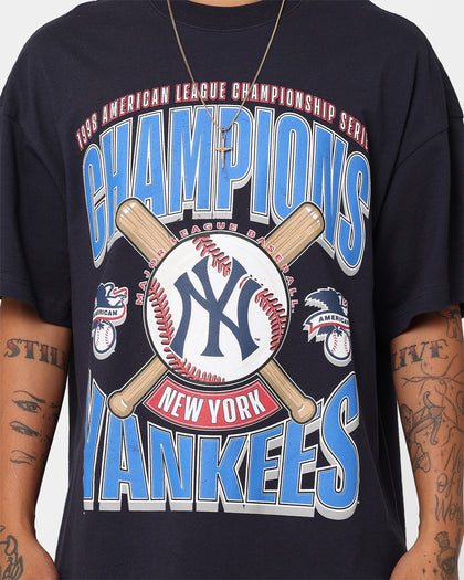 Majestic Athletic New York Yankees League Champs Boxy Oversized T-Shirt Seaborn