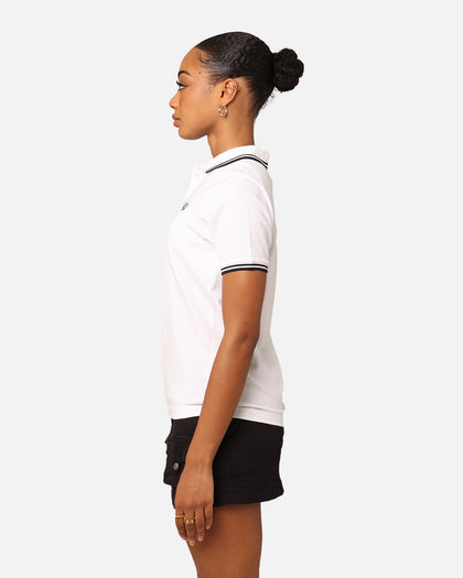 Fred Perry Women's The Twin Tipped Polo Shirt White/Black