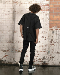 Saint Morta Deconstructed PSI Boxy Vintage T-Shirt Vintage Black