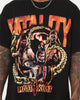 Goat Crew X Mortal Kombat Group Vintage T-Shirt Black Wash