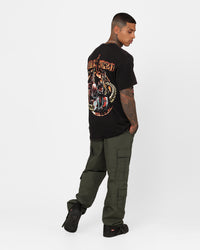 Goat Crew X Mortal Kombat Group Vintage T-Shirt Black Wash