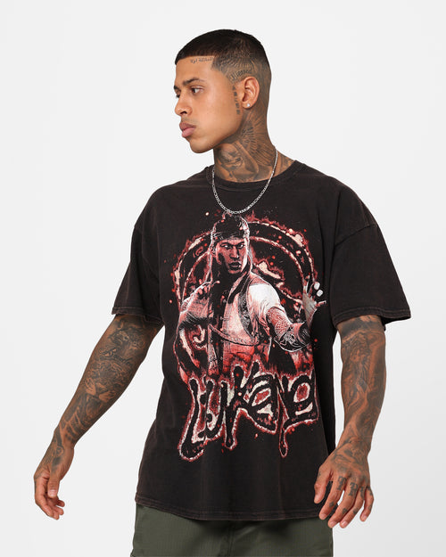 Goat Crew X Mortal Kombat Liu Kang Vintage T-Shirt Black Wash