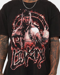 Goat Crew X Mortal Kombat Liu Kang Vintage T-Shirt Black Wash
