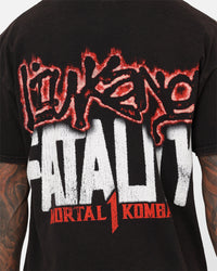 Goat Crew X Mortal Kombat Liu Kang Vintage T-Shirt Black Wash
