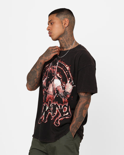 Goat Crew X Mortal Kombat Liu Kang Vintage T-Shirt Black Wash