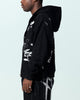 Loiter Flower Bed Zip Hoodie Black