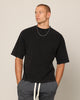 Carré Blanc Boxy T-Shirt Black Wash