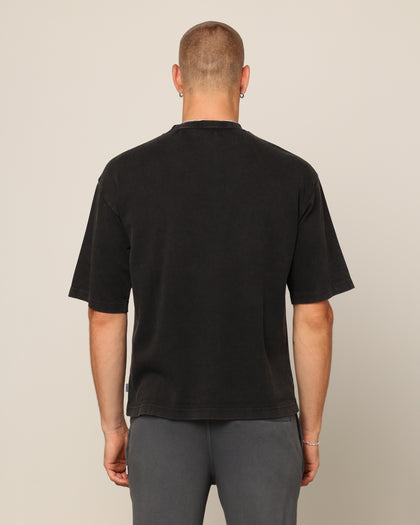 Carré Blanc Boxy T-Shirt Black Wash