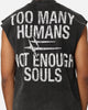 Loiter Soulless Oversized Muscle T-Shirt Vintage Black