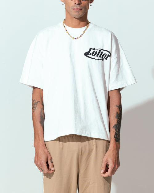 Loiter Repressed Box T-Shirt Off White