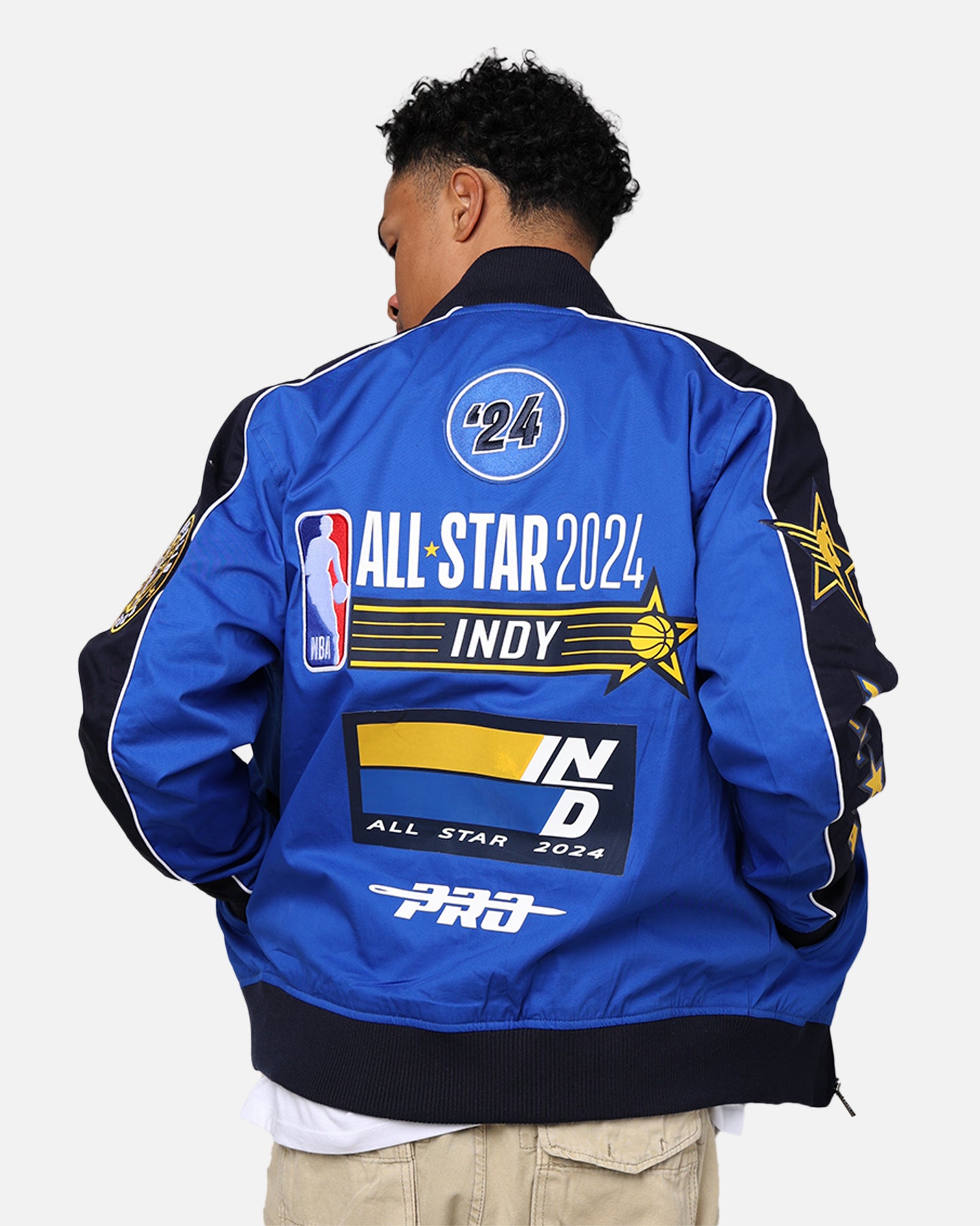 Pro Standard NBA All Star Game 2024 Twill Jacket Midnight Navy