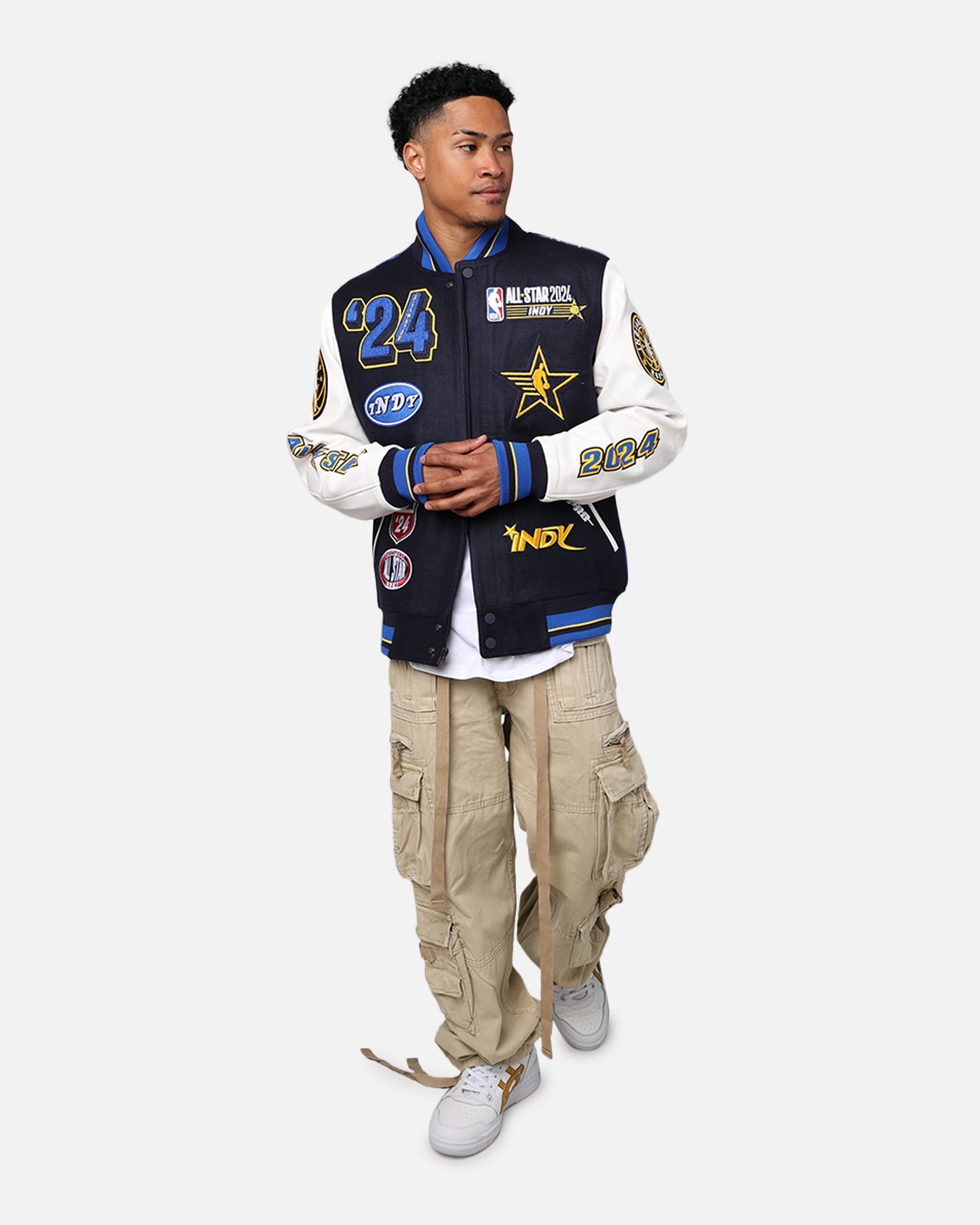 Pro Standard NBA All Star Game 2024 Wool Varsity Jacket Midnight