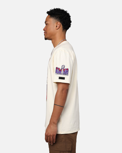 Pro Standard NFL Las Vegas Super Bowl LVIII Box Logo T-Shirt Eggshell