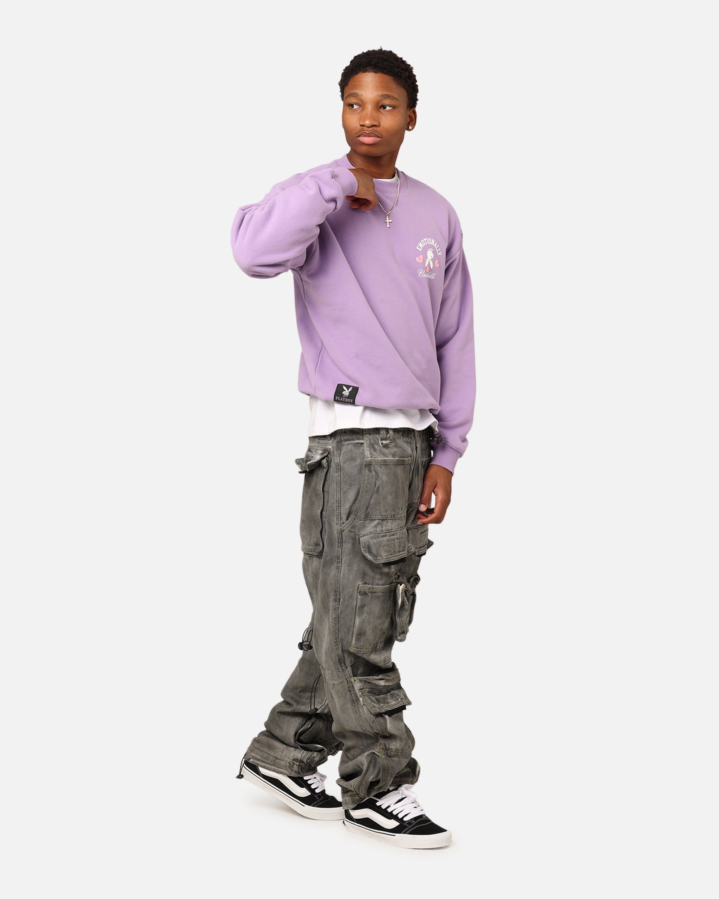 Playboy By Culture Kings Lover Boy Crewneck Purple | Culture Kings US