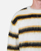 MNML Striped Mohair Sweater White