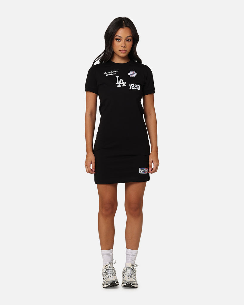 la dodgers jersey dress Women's Los Angeles Dodgers Starter Royal Fast Track Sneaker V-Neck Dress