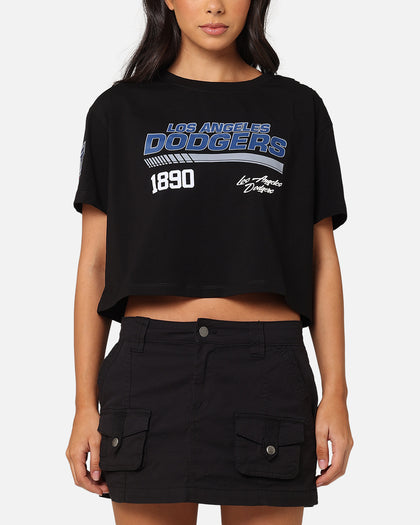 Pro Standard Women's Los Angeles Dodgers Boxy Cropped T-Shirt Black